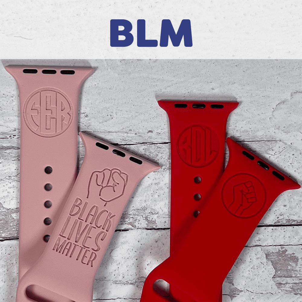 BLM - Engraved watchband