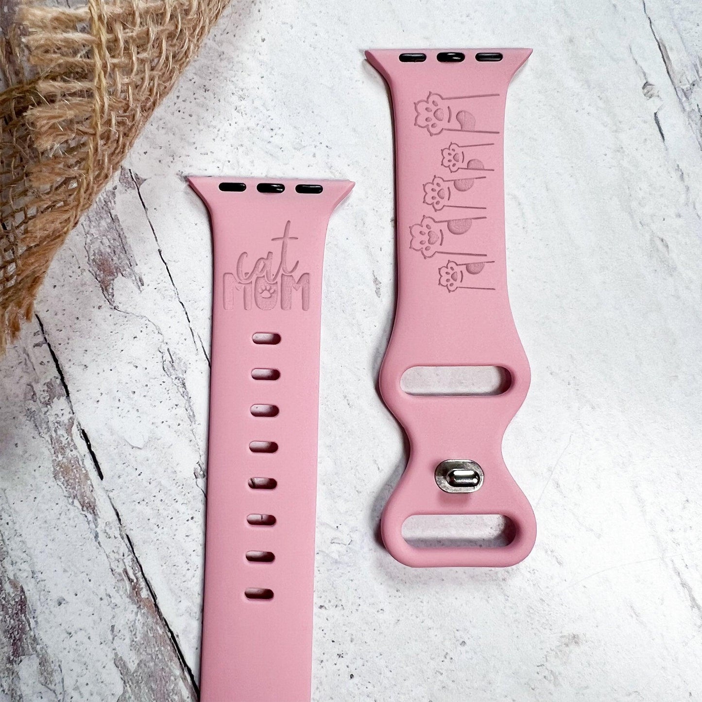 CAT - Engraved watchband new