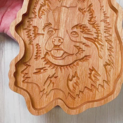 Pomeranian wood tray