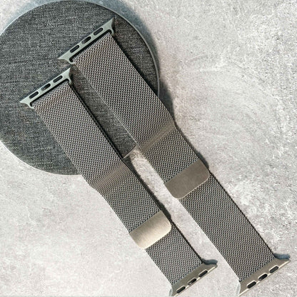 Metallic mesh watchband