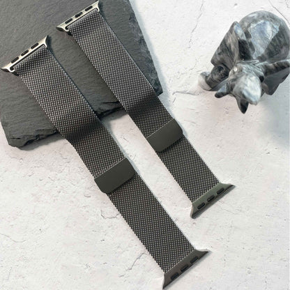 Metallic mesh watchband