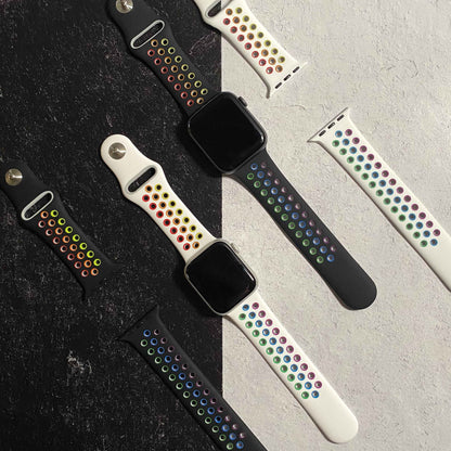 PRIDE Breathable sport silicone watchband