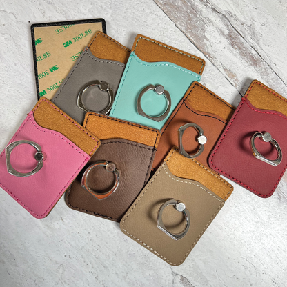 Phone Wallet with ring grip