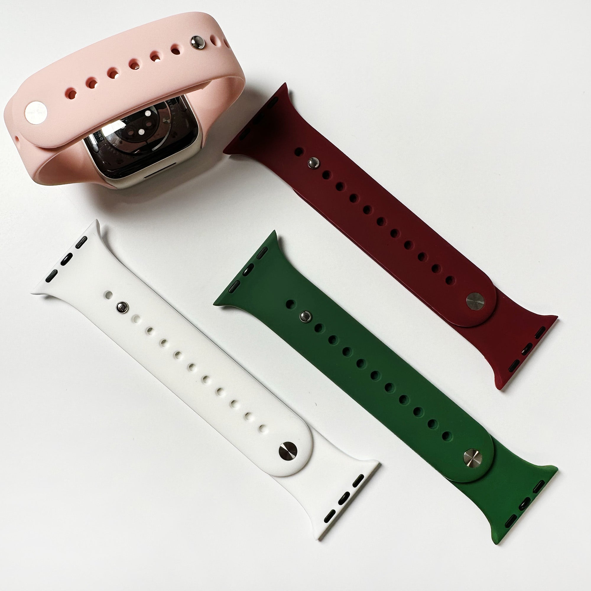 Double pin watch band hot sale