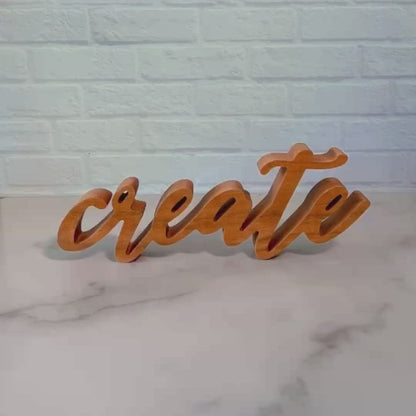 Standing word - CREATE